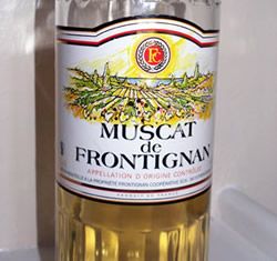 photo d'une bouteille de Muscat de Frontignan