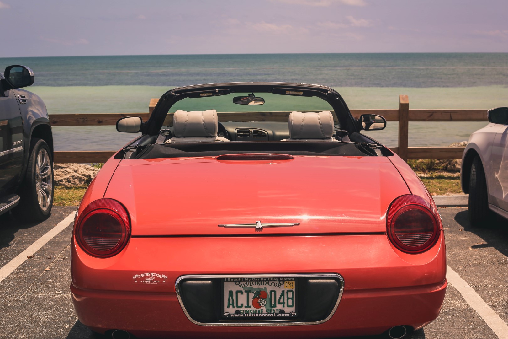 Car in Bahia Honda State Park