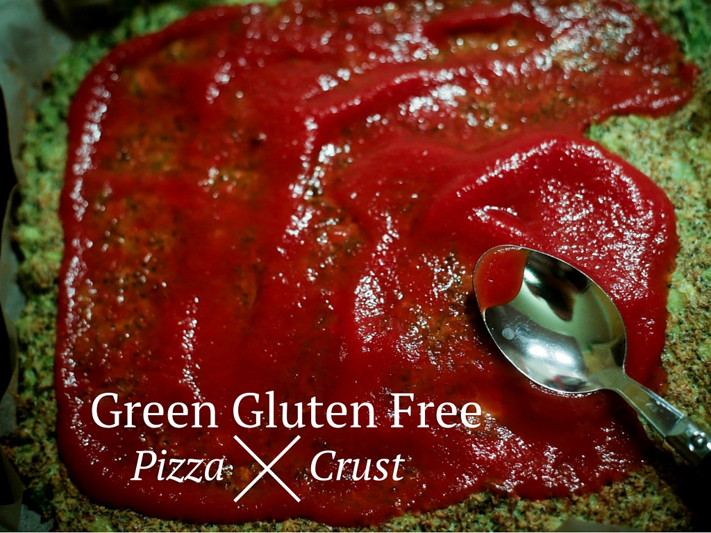green gluten-free pizza crust