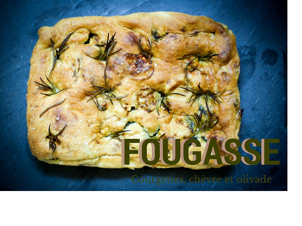 fougasse courgettes fromage chevre romarin zucchini goat s cheese rosemary flat bread