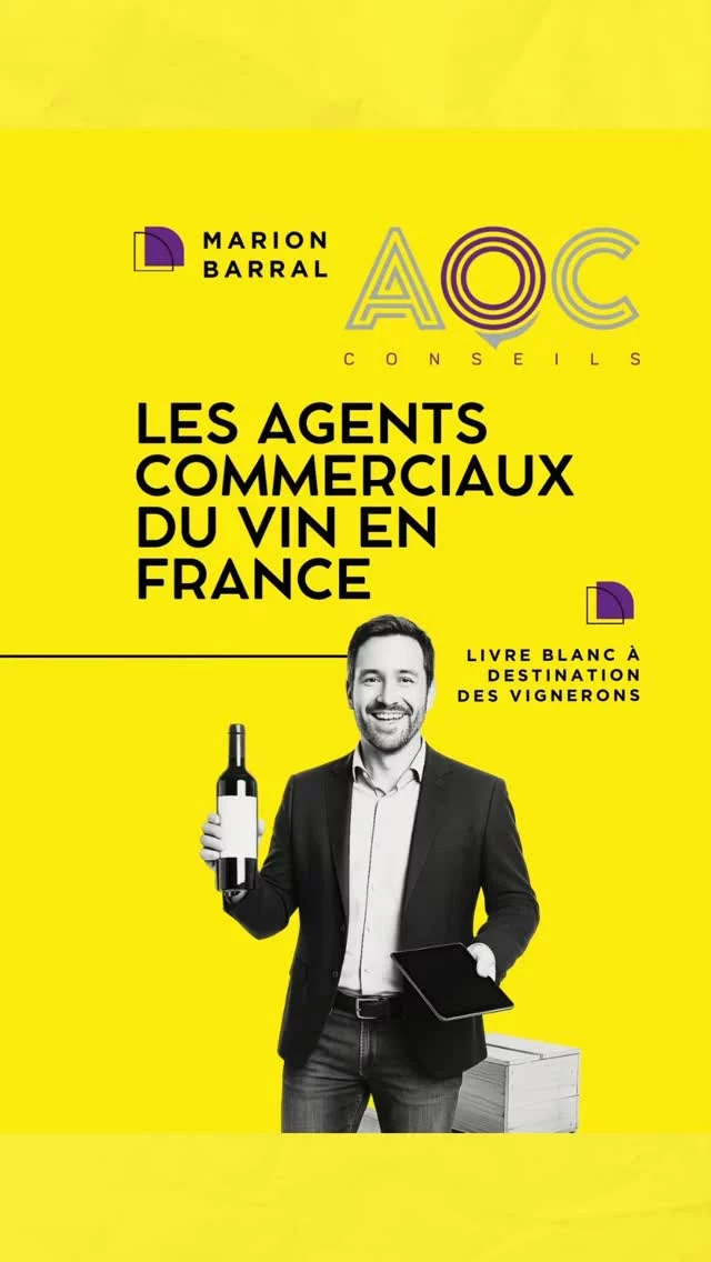 MON NOUVEAU LIVRE BLANC 🚀

Le saviez-vous ?
On compte un peu plus de 1000 agents commerciaux du vin en France.…
Et près de 60 % sont concentrés dans 5 grandes régions !

Pour mieux comprendre qui sont les agents commerciaux du vin, comment les recruter, les animer et développer vos ventes,
je vous propose un livre blanc inédit, rempli de chiffres-clés, d'outils pratiques et d'idées concrètes, le tout inspiré directement de mes expériences sur le terrain !

Contactez moi pour obtenir le lien de téléchargement.

#Vin #AgentCommercial #Vigneron #StratégieCommerciale #WineBusiness #LivreBlanc #AOCConseils
@aocconseils